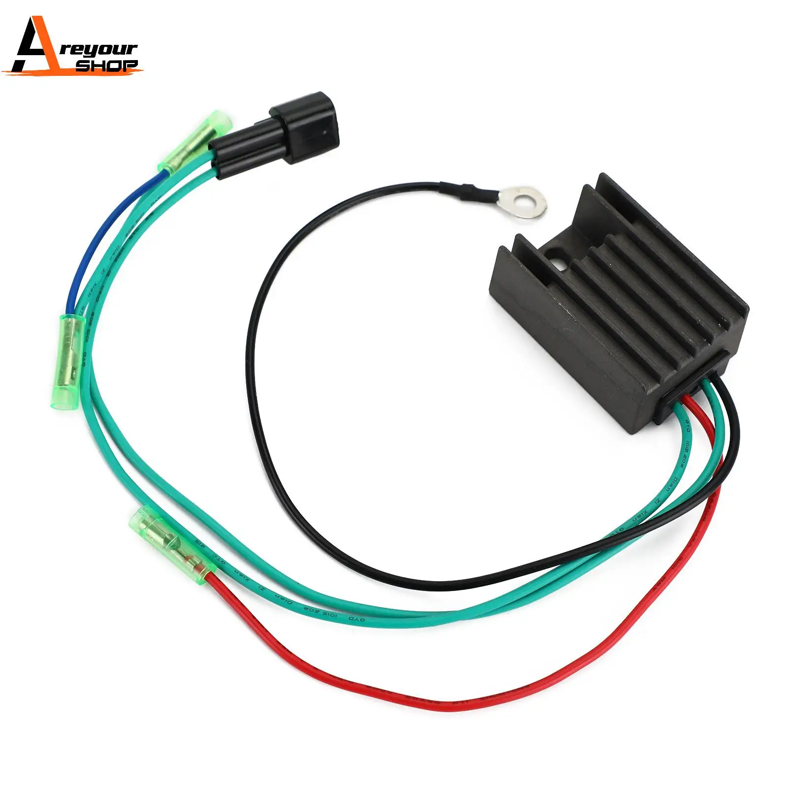 

Areyourshop Rectifier / Regulator For Yamaha 40 50 60 70 Hp TS TLR S/L 6H2-81960-10 Motor Parts