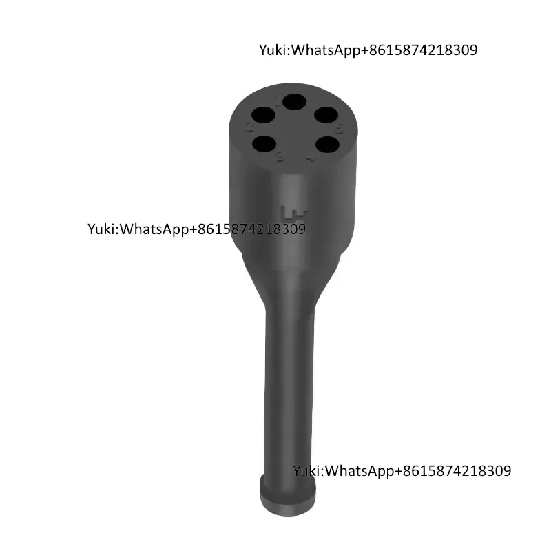 DC5F Female Dummy Plug Underwater Waterproof  Pluggable Deepsea Subsea Electrical Connection Connector for Deep Sea Equipment