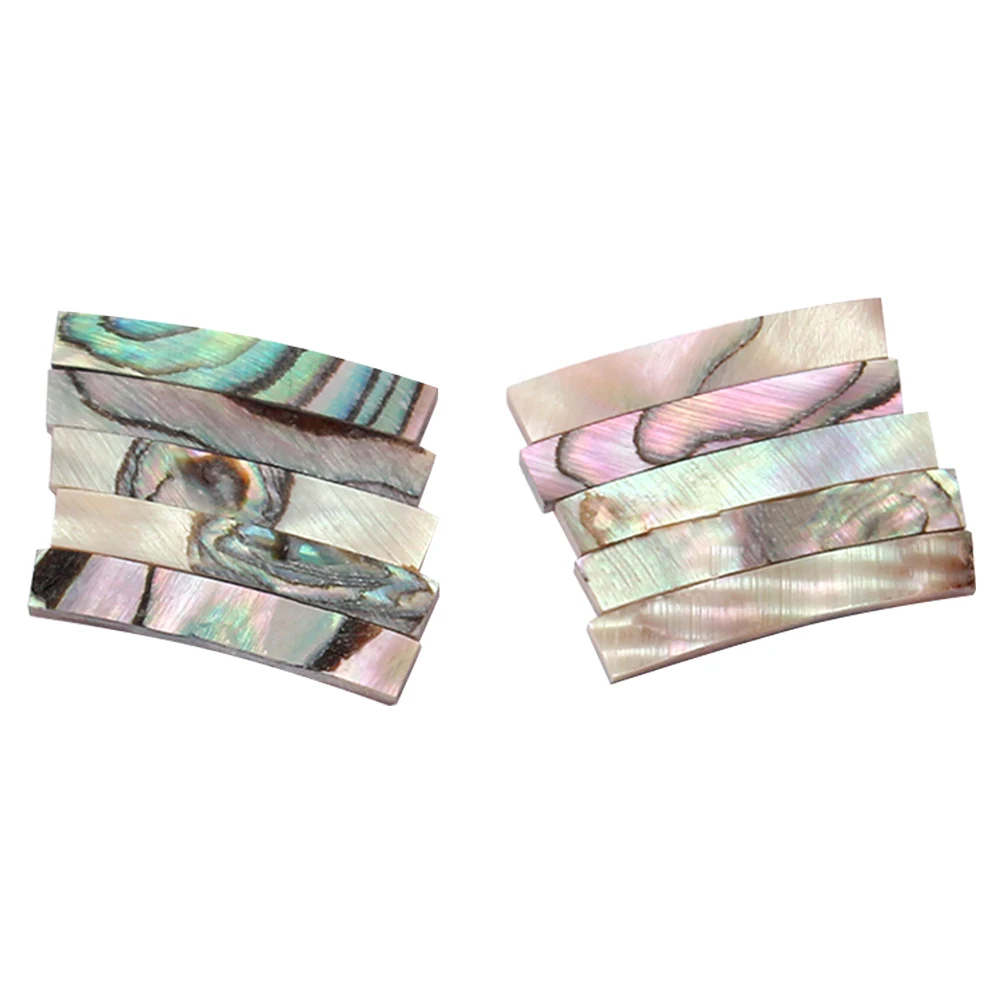 

10pcs Abalone Shell Purfling Strip Colorful Inlays Protection Guitar Mandolin Repair Making High Grade Material