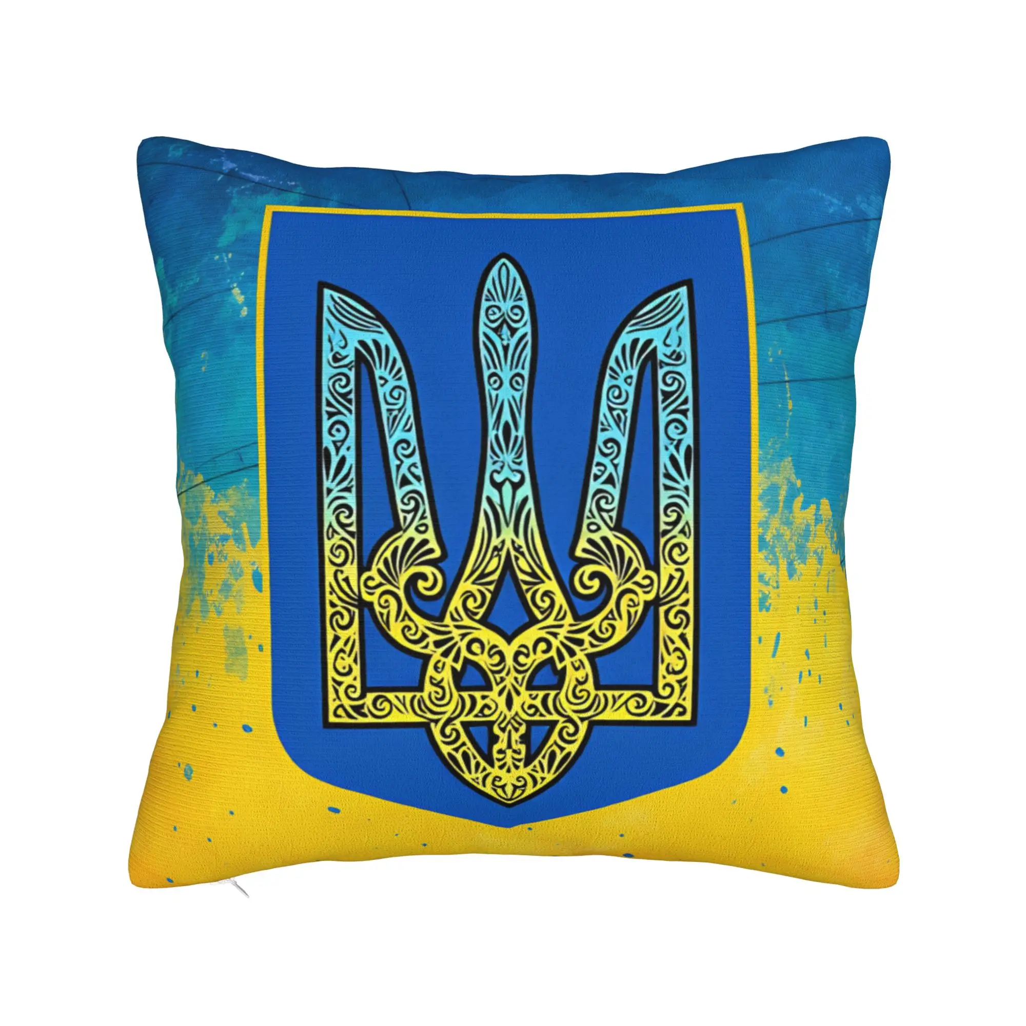 Ukraine Presidential Flag  Pillow Case  Cushion Cover Soft Graphic Pillow Cover Kawaii Pillowcases For Wedding Party Home Decor
