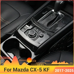 For Mazda CX-5 CX5 2017-2025 KF LHD Car Console Gearbox Panel Trim Frame Cover Sticker Strips Garnish Decoration
