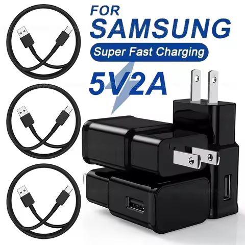 Super Fast Charger For Samsung Galaxy S24 Ultra S23 S22 S21 S20 Note 10 20 Plus A54 A53 5G 2A 5V USB Type C Fast Charging Cable