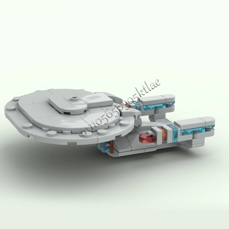 91 PCS MOC Building Blocks Galaxy  Enterprise-D Class Starship Space Model SetsDIY Advanced Assembly Bricks Boy's Toy Xmas Gift