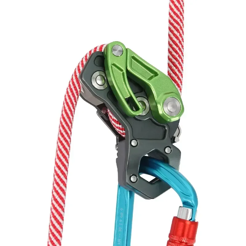 Anti-panic Descender Rock Climbing Outdoor Descender for Rapid Descent High-altitude Operation Safety Protector
