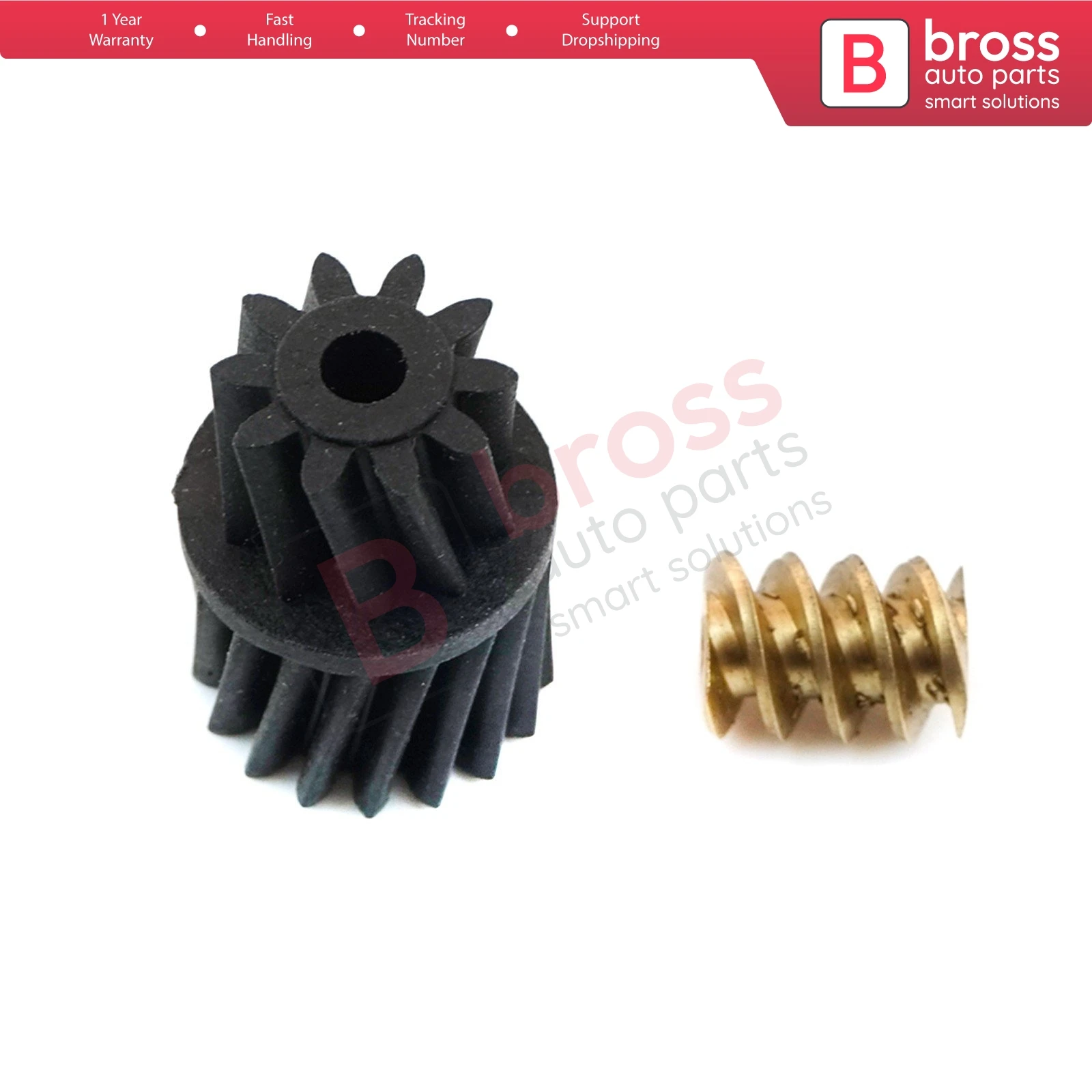 Bross Auto Parts BDP644 Door Lock Actuator Latch Cog Repair Gears 2037200135 for Mercedes W203 W211 CLK W209 A209 Fast shipment