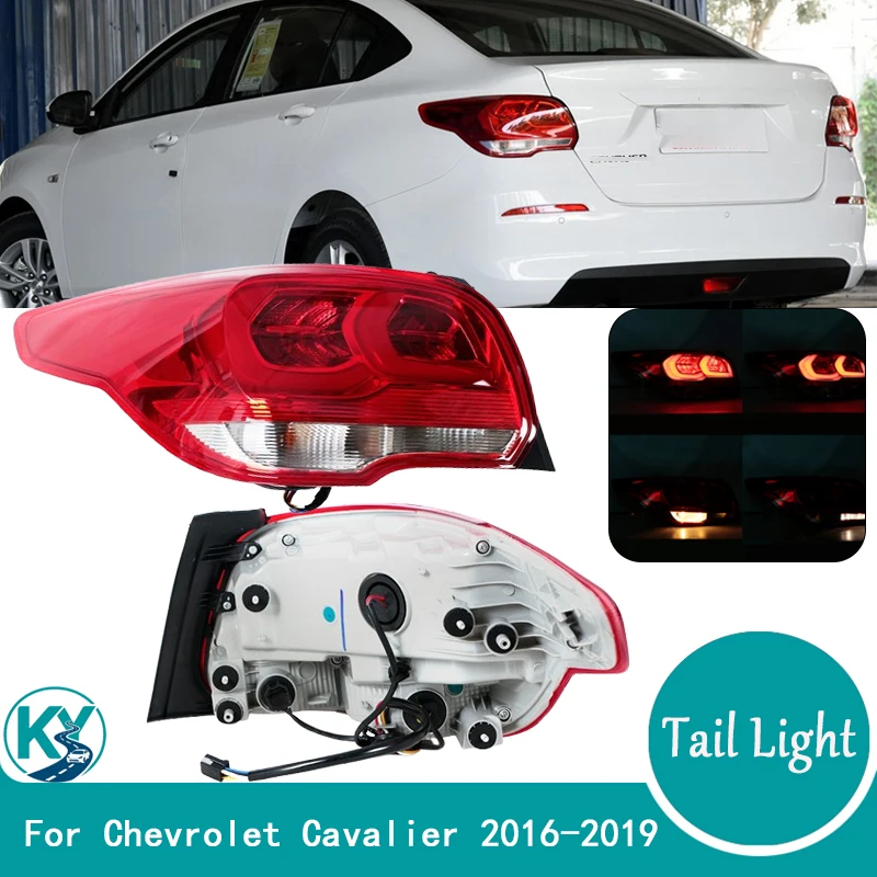 Rear Tail Light Warning Lamp Reversing Brake Light Rear Tai llight Car Accessories For Chevrolet Cavalier 2016 2017 2018 2019