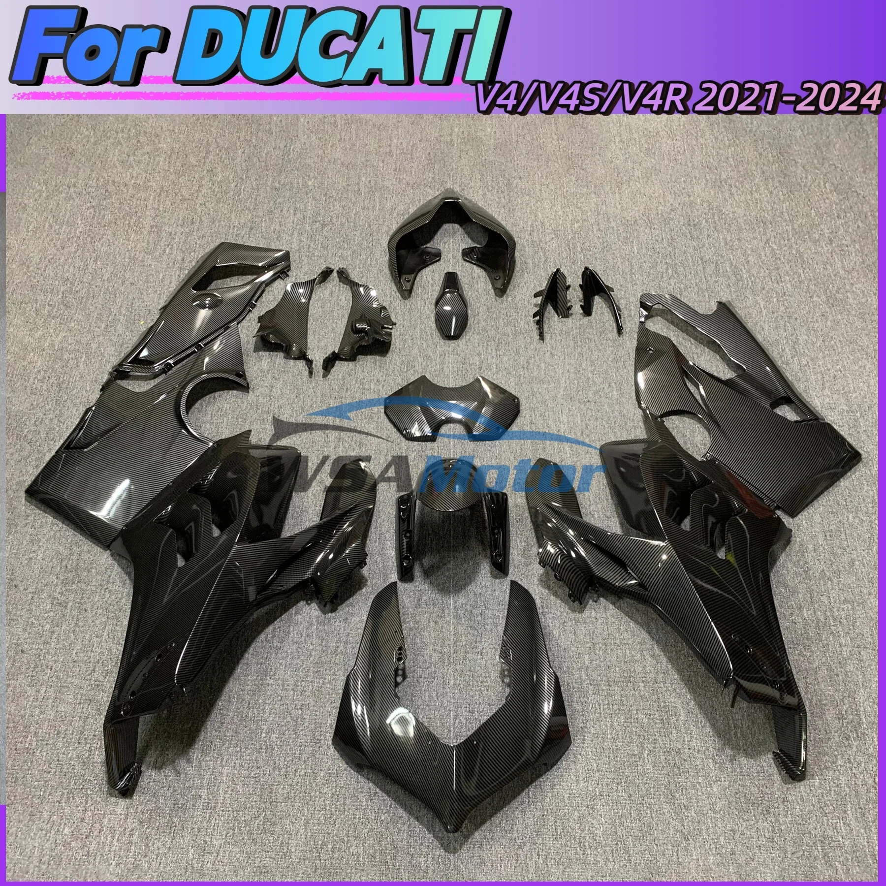 For DUCATI Panigale V4 V4S V4R 2021 2022 2023 2024 Matte Body Full Fairing Kits Motorocycle Accessories Modified Parts