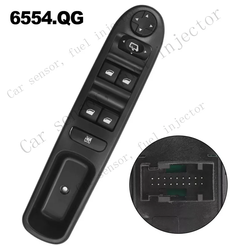 Q+ FOR Car Window Control Switch for 207 Models 2006 2014 Part Number 6554 QG