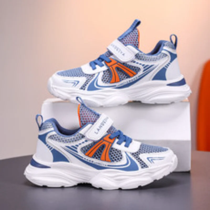 

Boys Girls Sneakers Kids Tennis Running Shoe Child Air Mesh Athletic Sport Gym Lightweight Breathable Shoes Soft School Trainers