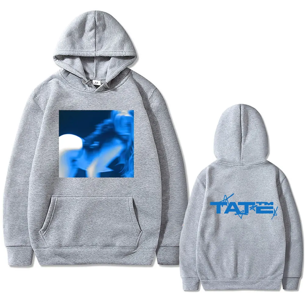 Tate Mcrae TiT لألبوم Tat جرافيك هوديي قريب جدًا إلى ماذا ملكة جمال المملية جولة هوديس الرجال النساء موضة موسيقى البوب البلوز