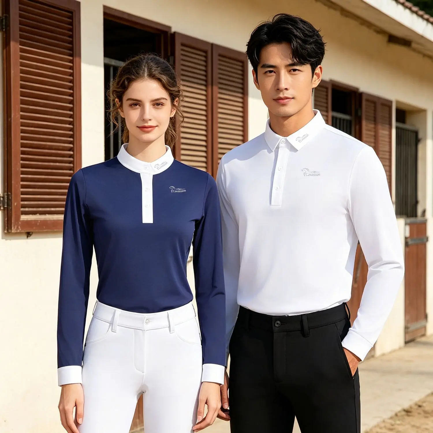 

Long-sleeve Riding Shirt For Men And Women - Cycling Apparel, Equestrian Gear, And Horse Riding Supplies