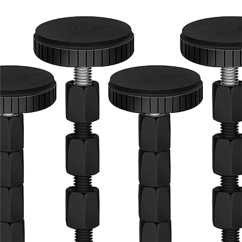 A98E-Adjustable Threaded Headboard Stoppers Bumper For Bed Headboard, Antishake Tool, Bed Frame Stability Support Device Wall