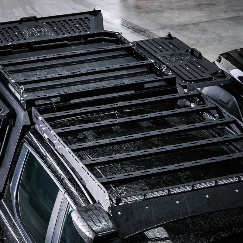 High Quality 4x4 Full Height Aluminium Three Door Waterproof Pickup Truck Bed Canopy