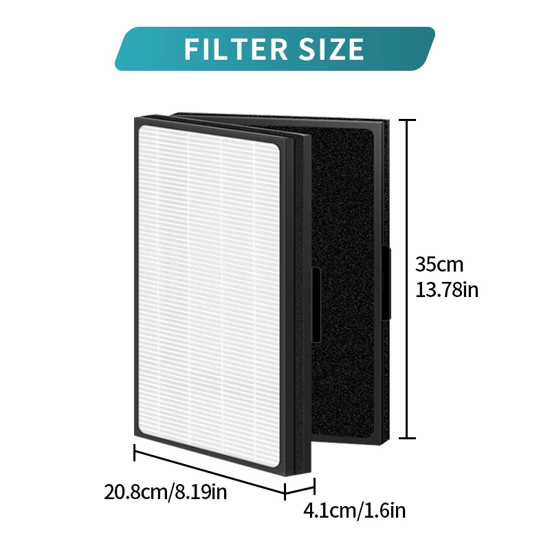 فلتر جسيمات بديل لحماية أجهزة تنقية الهواء Pro M وL وXL للفيروسات والبكتيريا والغبار والدخان والحساسية