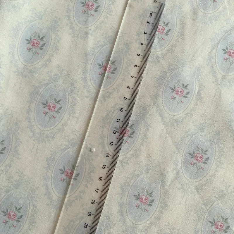 145 سنتيمتر * 50 سنتيمتر نسيج القطن رقيقة الزهور الصغيرة مناسبة للوسائد اليدوية فساتين ذاتية الصنع عقال الأقمشة #5