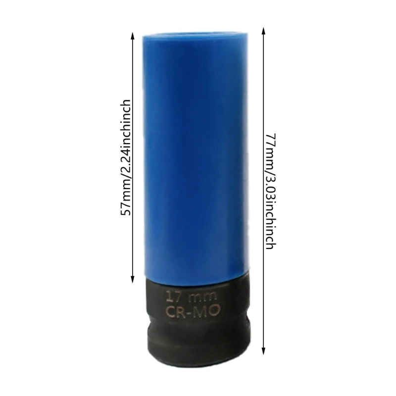 Juego tuercas impacto pulgadas, accesorios para coche, enchufe Impacto Profundo