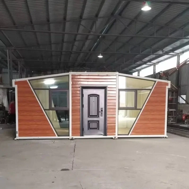 Customized Prefabricated Container House, Expandable Modular Homes, Tiny Living Units, Mobile Office Cabin, Refugee Shelter Fold
