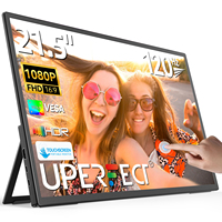 UPERFECT 21.5” 120HZ Touchscreen Portable Monitor Large Gaming Display With HDMI Type C External Screen For Laptops Phones PC