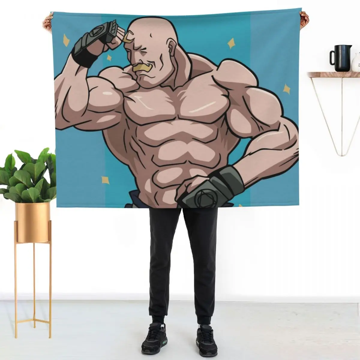 

Alex Armstrong Throw Blanket Soft Comfort Blanket for Reading Watching TV