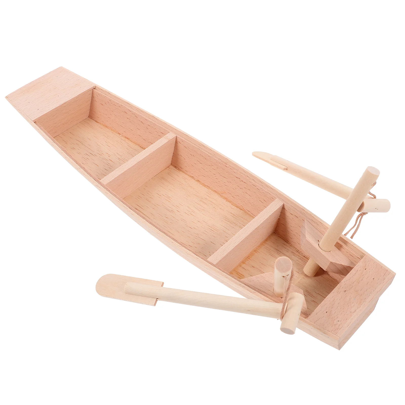 Wooden Mini Boat Model Small Wooden Fishing Boat Small Model Boat for Home Office Decoration wood boats