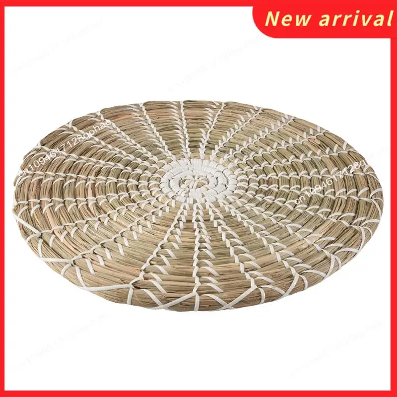 Decoración de cesta de pared colgante hecha a mano N89R (juego de 3) cesta tejida redonda, bandejas bohemias para decoración del hogar para dormitorio, cocina, sala de estar