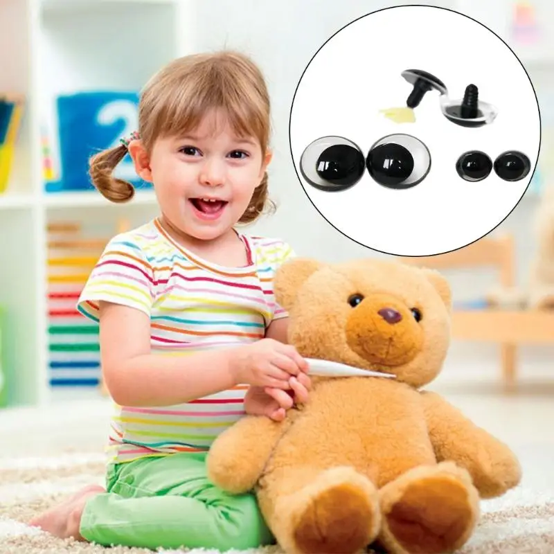 J2HD 10X Eyes artificiels professionnels Plats-yeux avec remplacement l'œil poupée à recherche naturelle pour