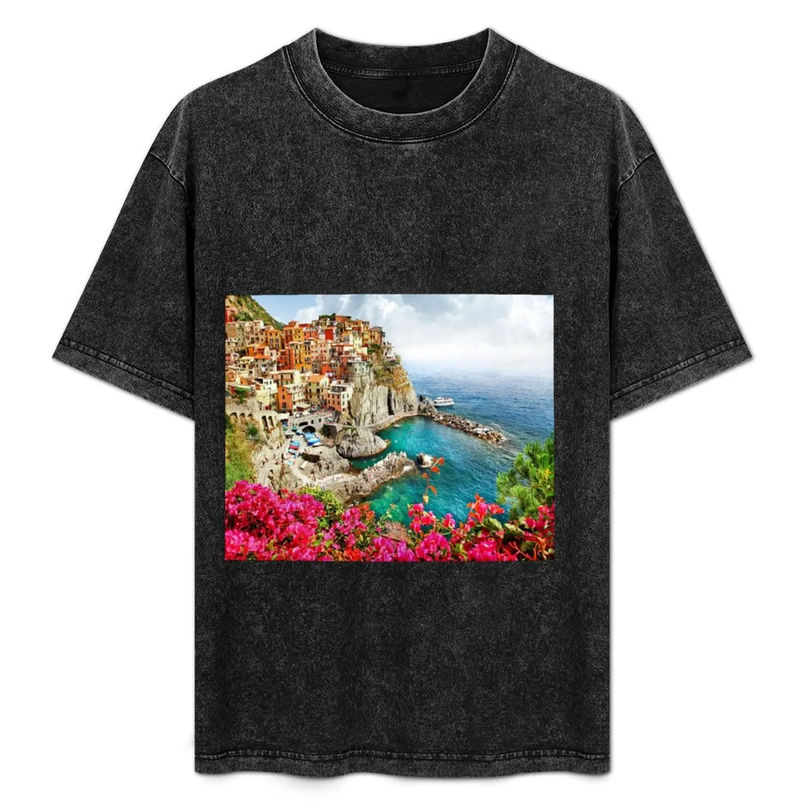 

Cinque Terre - Italy T-Shirt plain summer tops sublime customs design your own t shirt for men