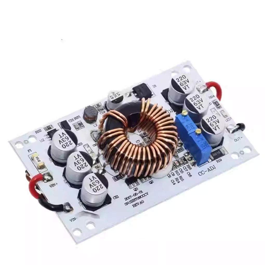 Placa de alumínio DC-DC Boost Converter, ajustável 10A Step Up, constante módulo de alimentação atual, LED Driver para Arduino, 600W