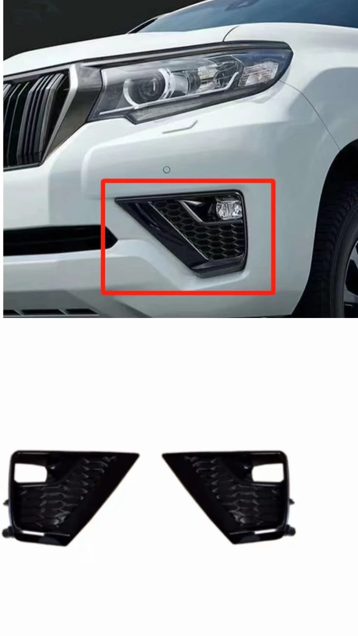 

For 2018-2023 Toyota Land Cruiser Prado 150 LC150 Fog light frame Exterior Decoration Modification Accessories