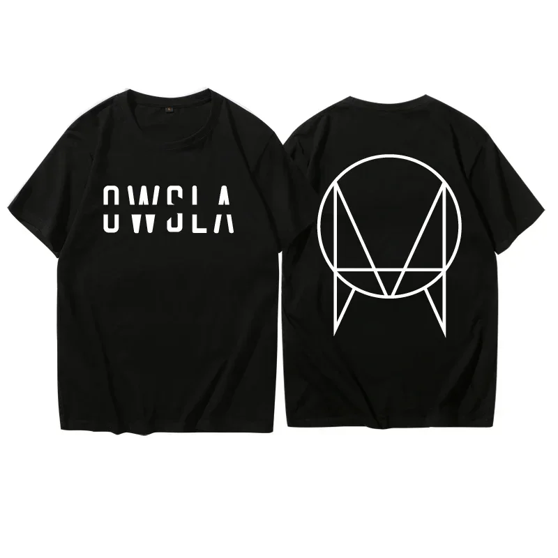 OWSLA Skrillex Ssk Vac Tailandia s20 sílabas electrónicas cómoda casual de alta calidad de manga corta de algodón puro para hombres