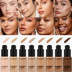 Matte Smooth Foundation Liquid -Multi-Tone Nature Effect, Enhanced Coverage with Use, Universal Skin Compatibility, All-Day Wear