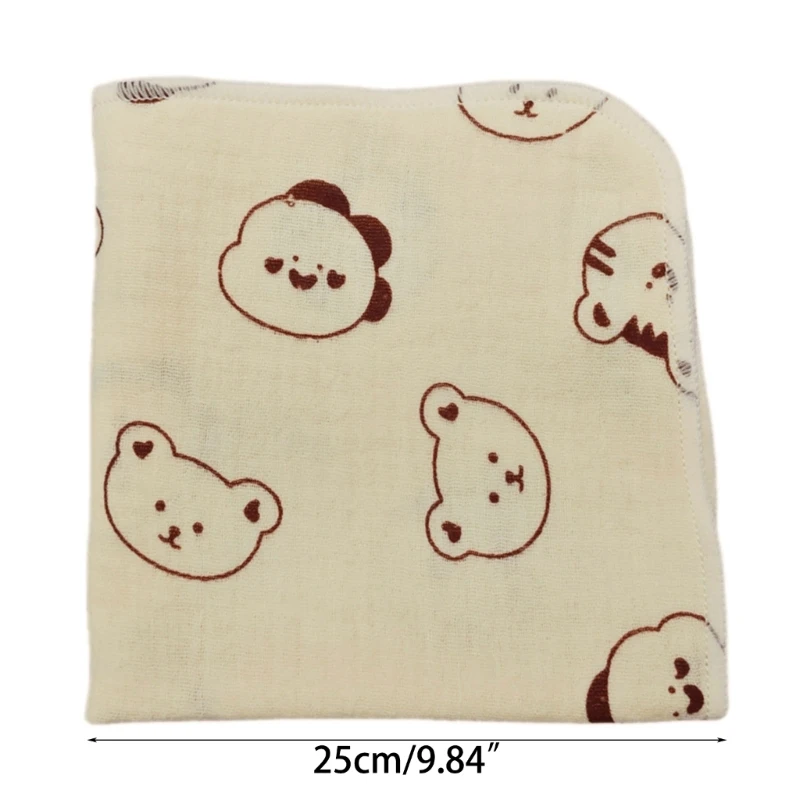 Cotton Towel Newborn Baby Items 4 Layer Muslin Baby Bibs Handkerchief Soft Saliva Towel Feeding Burp Cloths