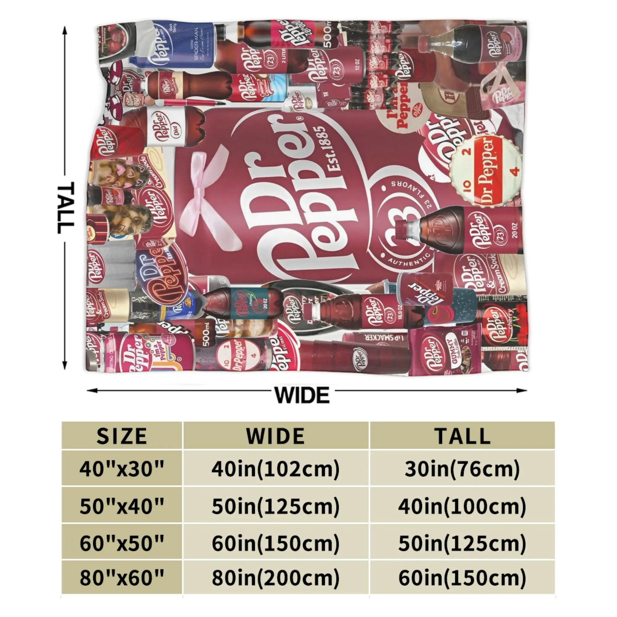 بطانيات دكتور بيبر من الصوف المبتكرة الدافئة لتزيين المنسوجات