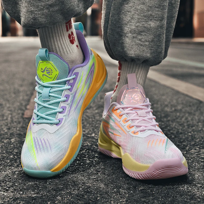 2025 New Men Basketball Shoes Original Breathable Comfortable Non-Slip Training Sports Basketball Sneakers Male Shoes ﻿