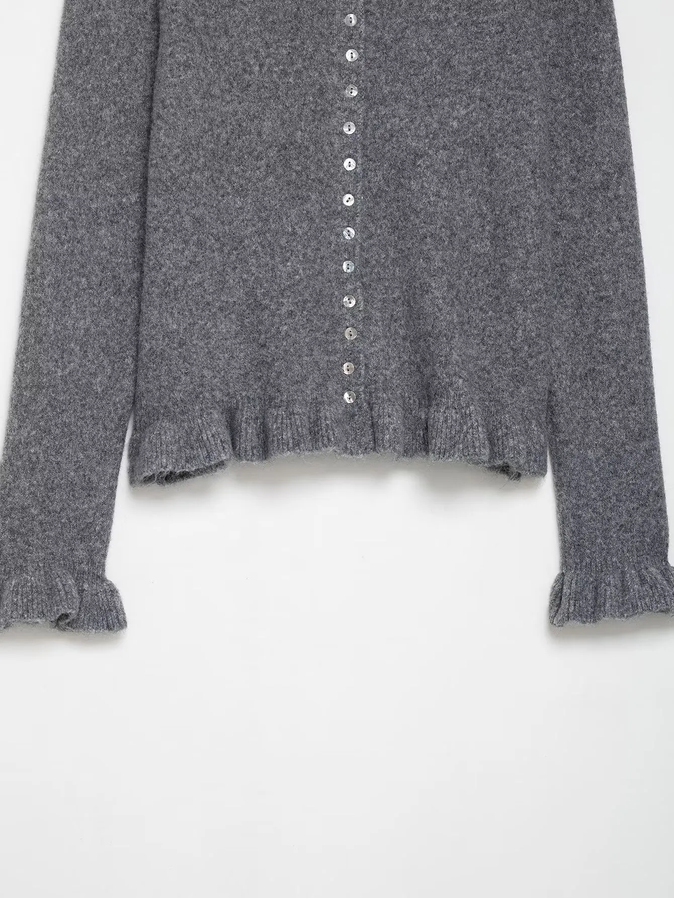 HH Women's Autumn New Fashion Knitted Tops Solid Turn-Down Collar Long Sleeves Single Breasted Female Casual Cardigans Top