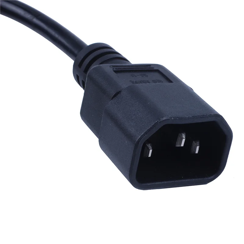 5X 특수 PDU UPS 전원 코드 케이블, IEC 320 C14 - C13 온/오프 스위치 포함 30Cm 검정색