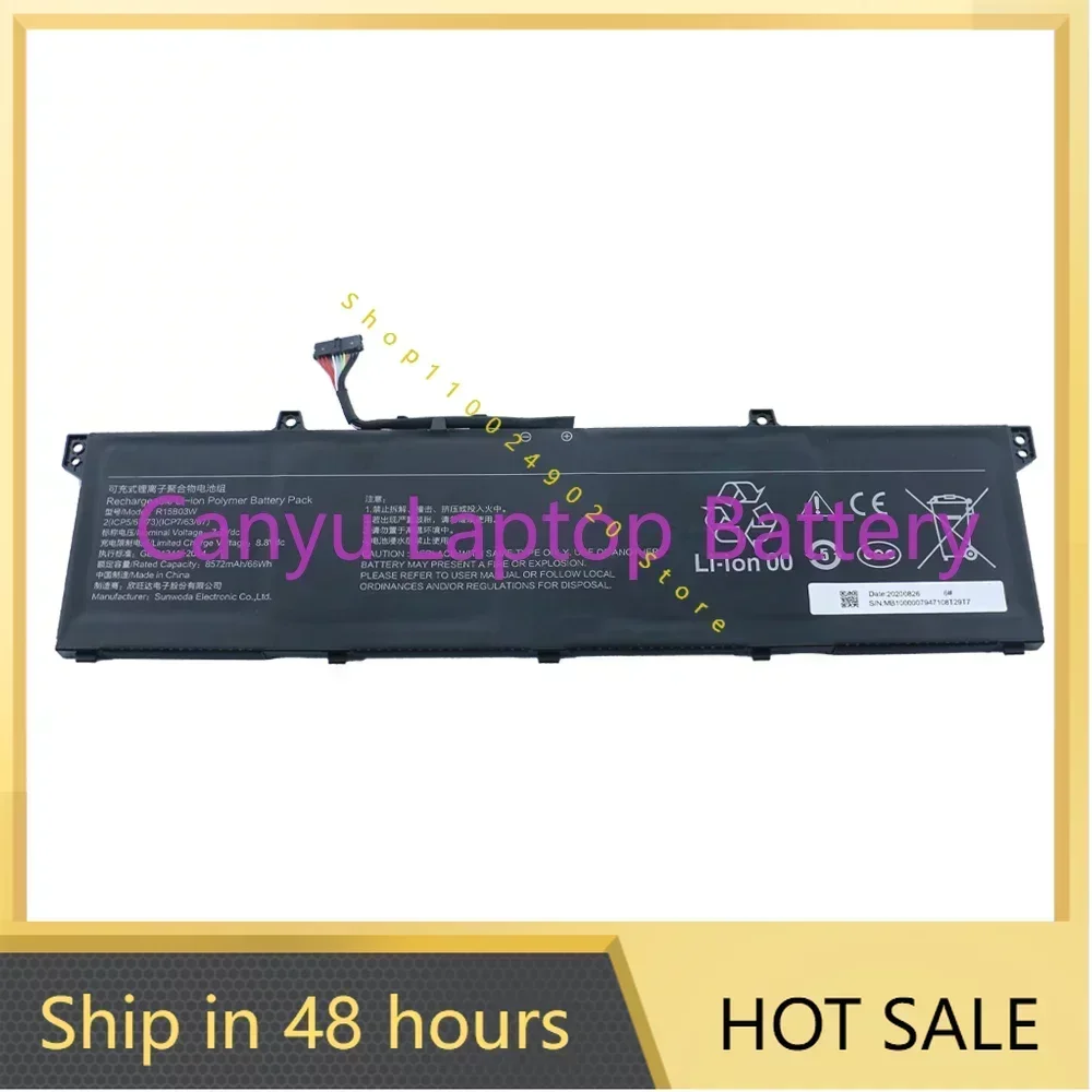 

2024 R15B03W For Xiaomi Pro 15 OLED Free Tools Laptop battery