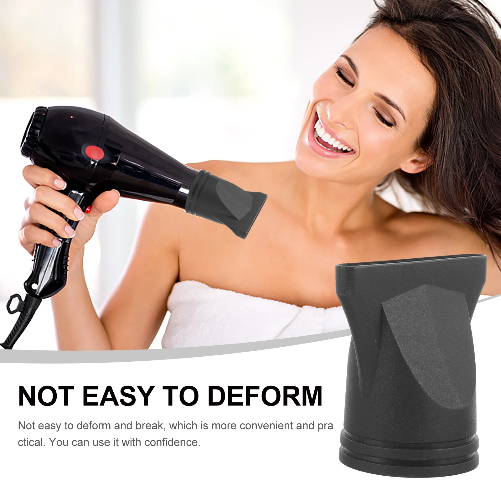 10 قطع من أمشاط فوهة مجفف الشعر في صالونات التجميل، مرفق فرشاة مجفف الشعر الضيقة والمتينة، عملي وخفيف الوزن للشعر #5