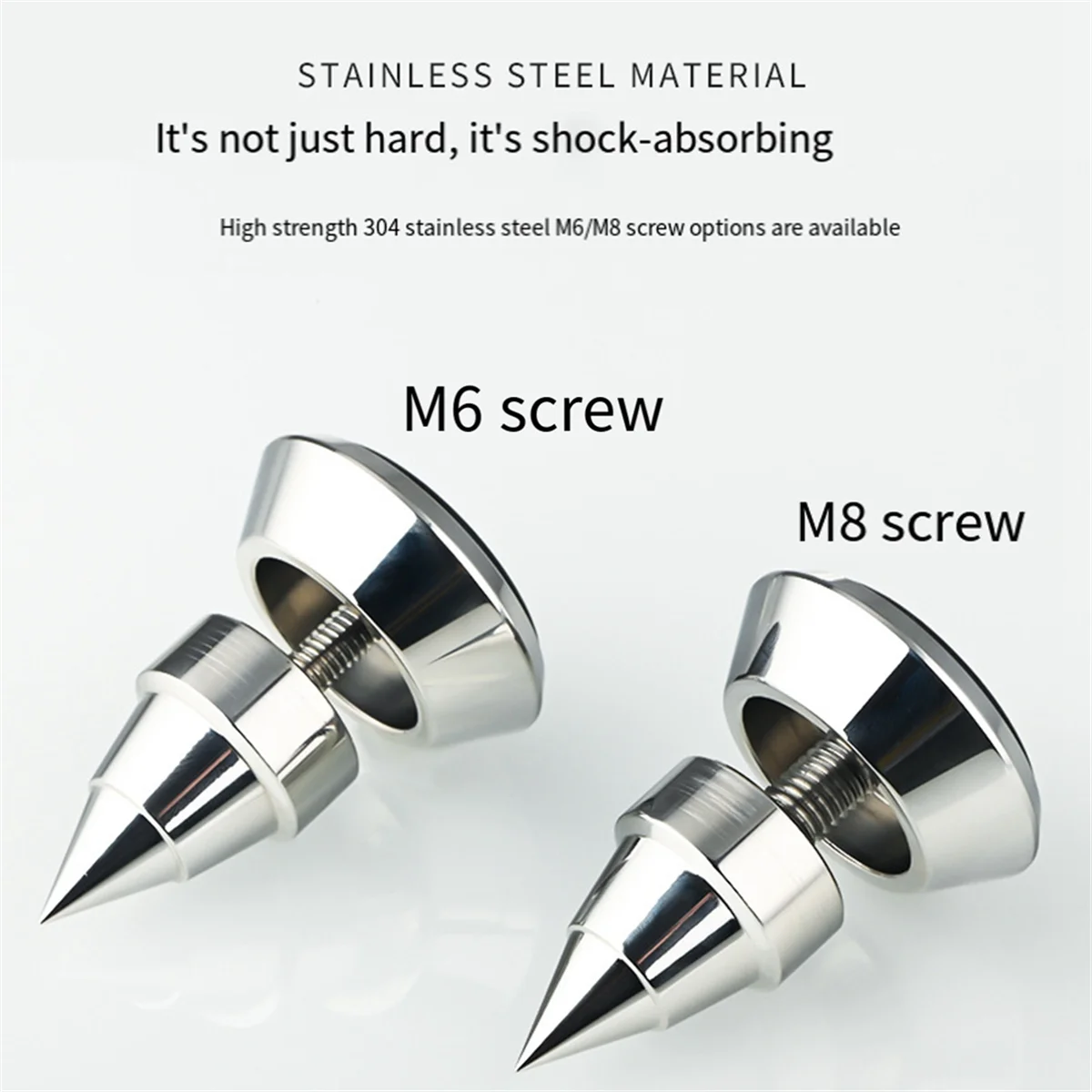 Amplificateur de haut-parleur audio HIFI, coussretours de pied unique, cône de pied absorbant les chocs, base de pieds, isolation des ongles, pointes de support, 1PC