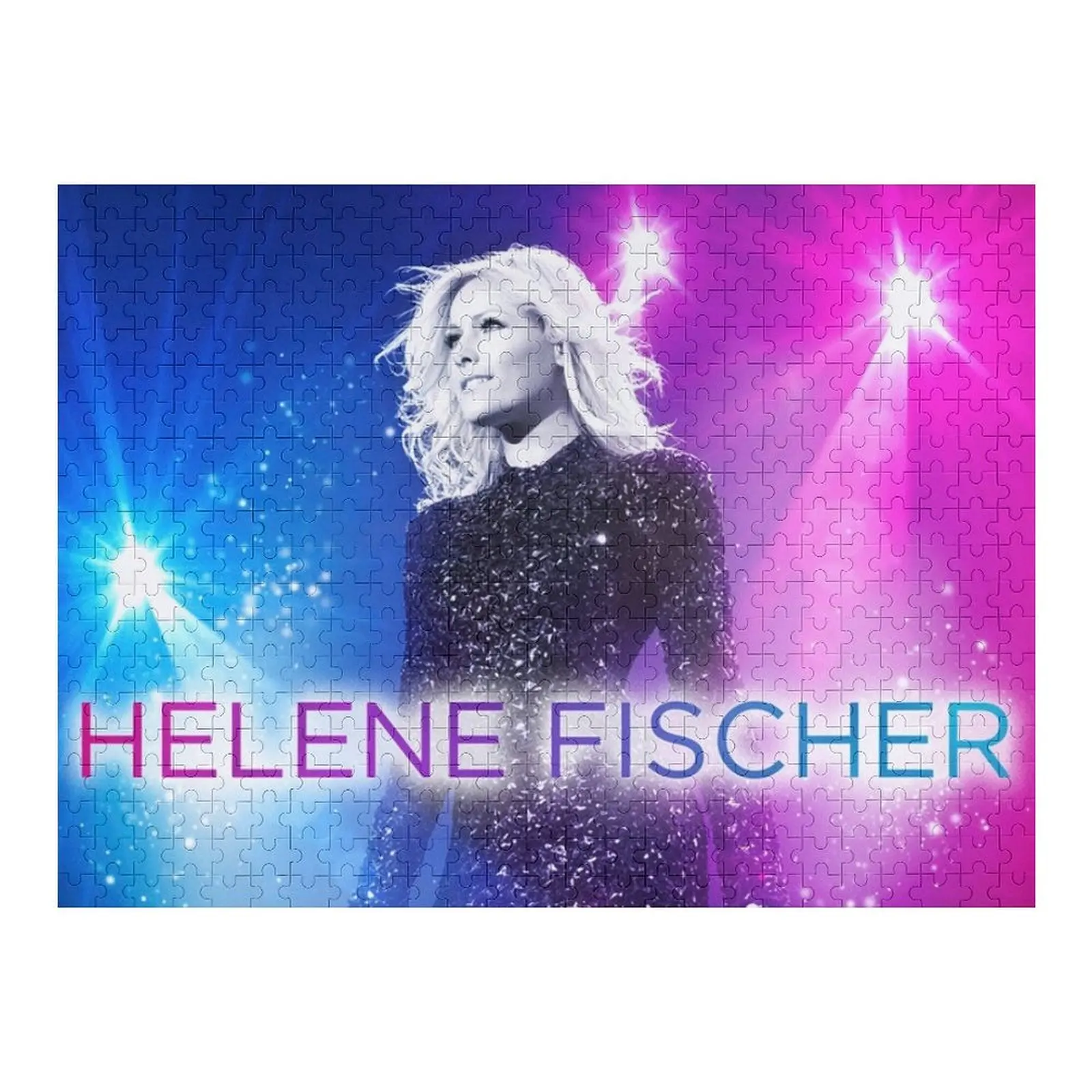 Puzzle drewniane dla dorosłych z zdjęciem na zamówienie - Helene Fischer
