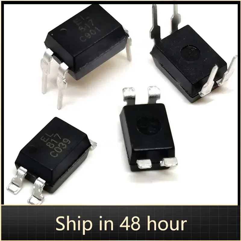 

10Pcs 100% New Original EL817 PC817 BPC-817S 817C LTV817C optocoupler chip DIP4 patch SOP4 IC Chip In Stock