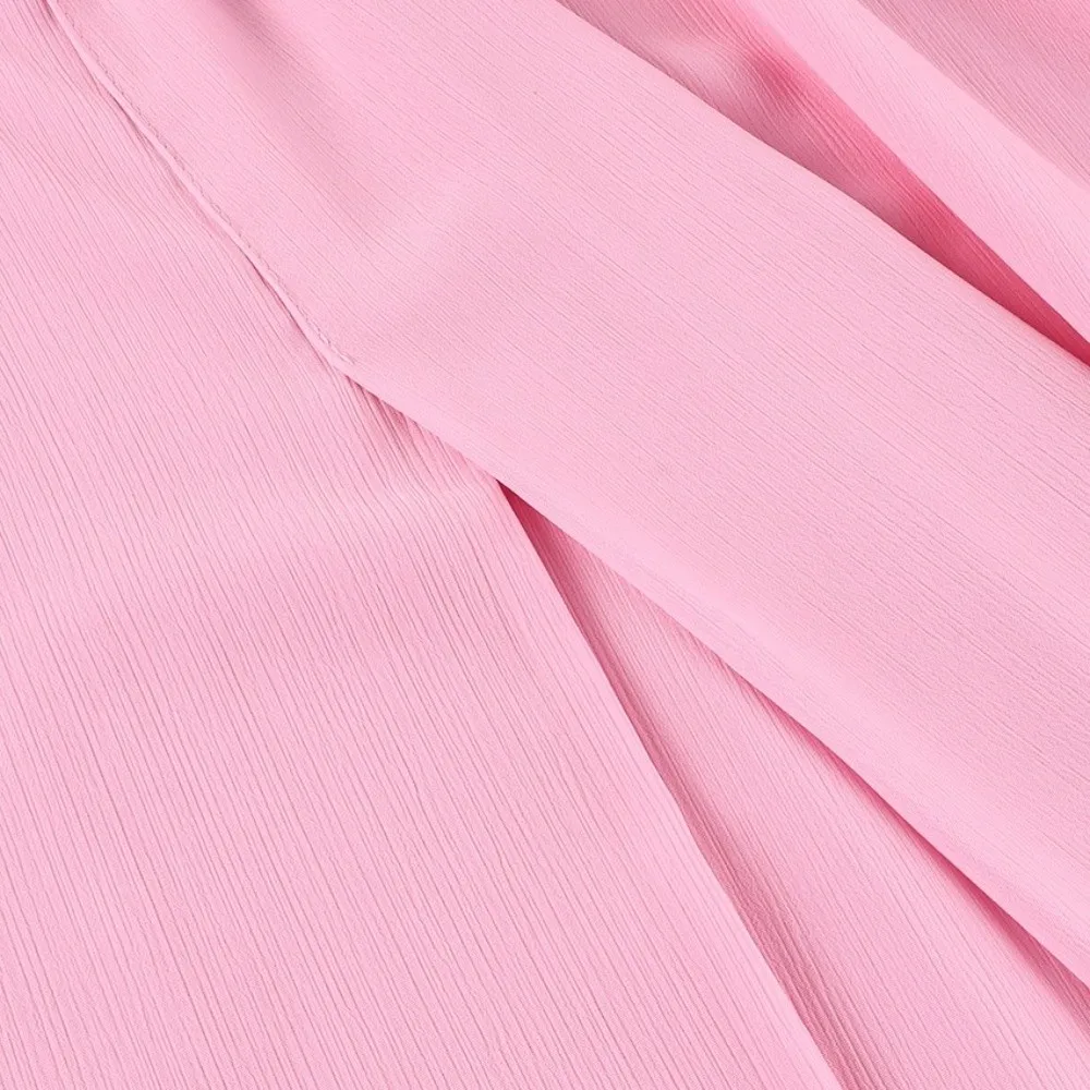 Flow Silhouette Chiffon Skirt Strong Drape Fashion Stylish Flow Maxi Skirt Office Matching Long Half Skirt Daily Commute