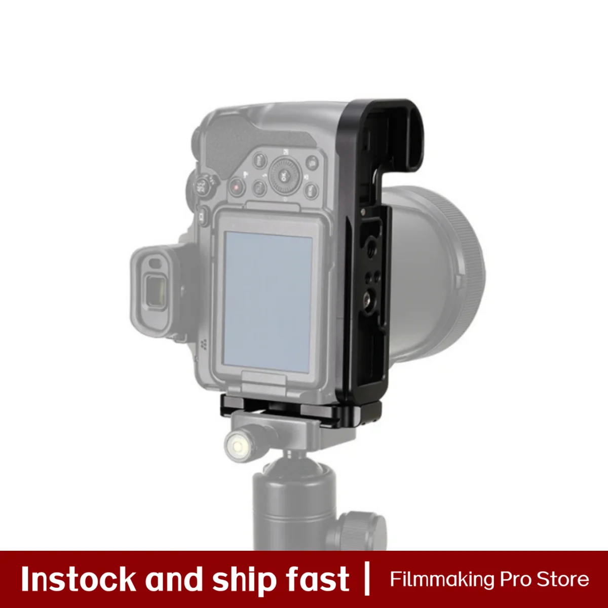 

Выдвижная вертикальная быстросъемная L-образная пластина для камеры FOTGA, ручка для штатива камеры Nikon P1100 P1000