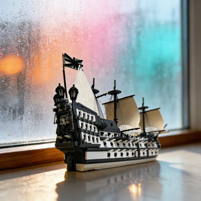 

4763PCS MOC Creative Model Unicorn Hms Custom Building Blocks DIY Ideas Assembly Display Gift Collectible Building Home Decor
