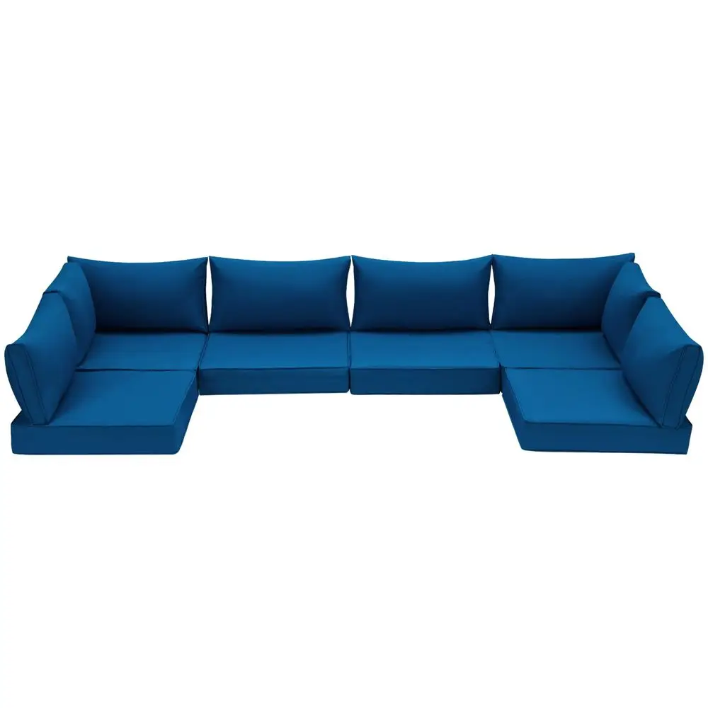 

Outdoor Replacement Cushions for Patio Furniture,WaterRepellent Sofa Cushion for 6Seat Rattan Wicker Sectional Patio Conversati