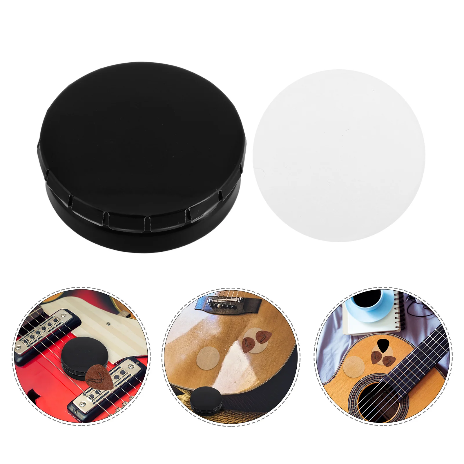 

5Pcs Guitar Pick Holder Stick on Adhesive Bass Neck Pick Organizer Storage Stand for Guitar Acoustic Performance Practice