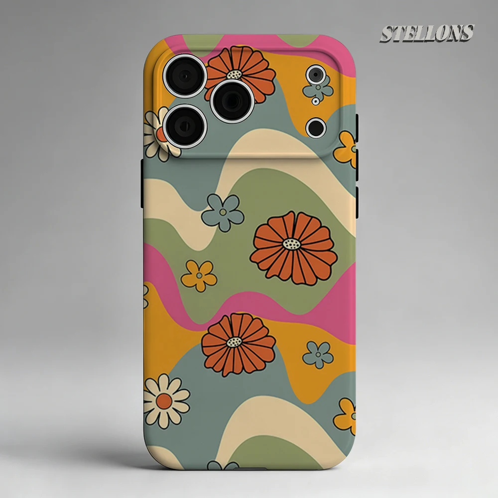 Apple Iphone 15 Pro Max - Retro Daisy Wave iPhone 18 Must-Haves