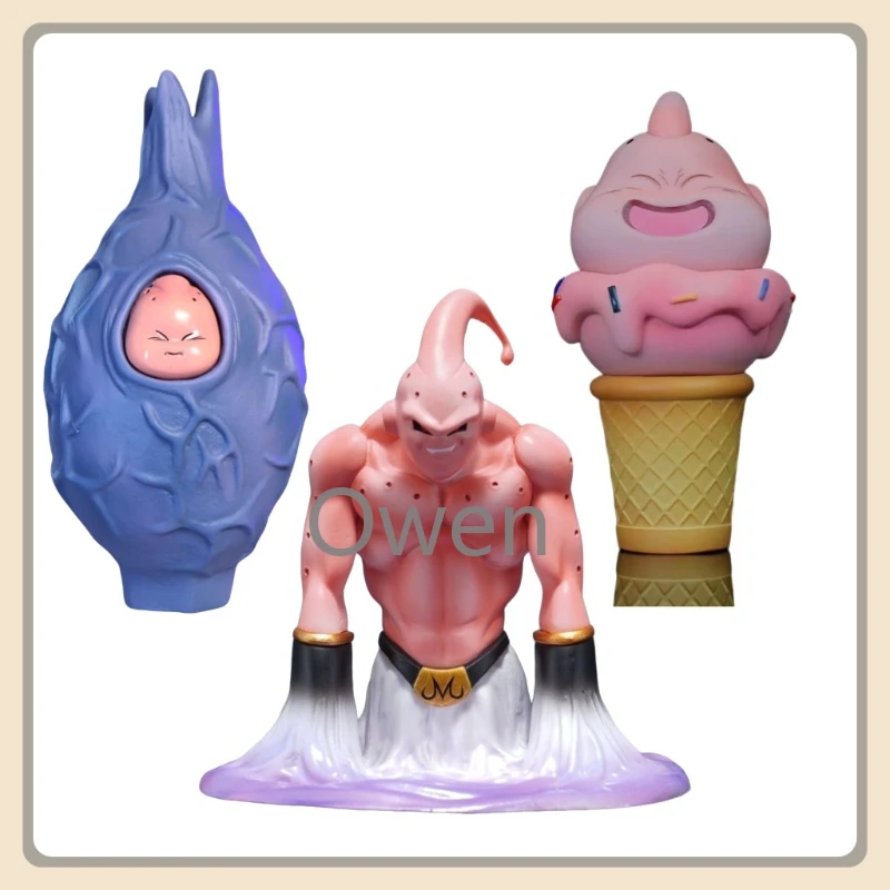 

Anime Dragon Ball Figurine Majin Buu Action Figures PVC Statue Collection Ice Cream cute Buu Model Birthday Decoration Toys Gift