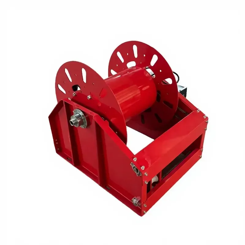 1-inch 50-meter Customized Electric Hose Reel Pipe Baler Remote Control 220V 1.6MPa Petroleum Service Equipment.