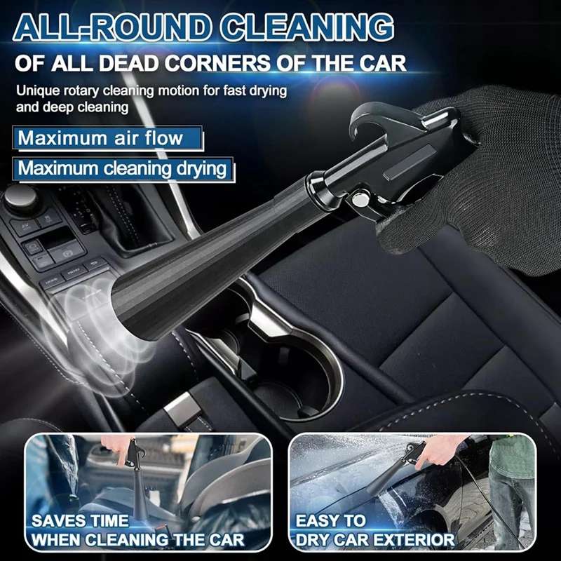 Detailing Car Cleaning Tool Interior Dryer Air Blow Tool, High Pressure Blower, Car Detailing Tools